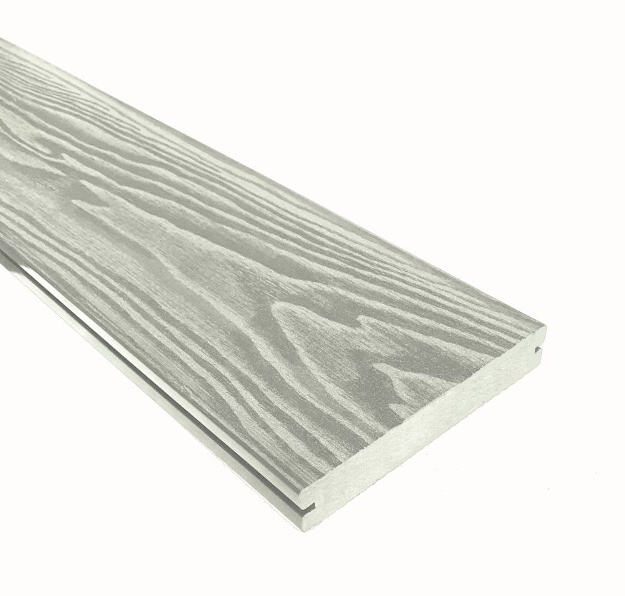 Террасная доска ДПК Terrapol Смарт 3D (полнотелая с пазом) Дуб беленый купить в Омске