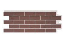 Фасадная панель Grand Line, Состаренный кирпич Design Plus, Корица (Белый шов)