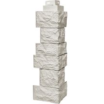 Наружный угол FineBer Дикий камень, Жемчужный