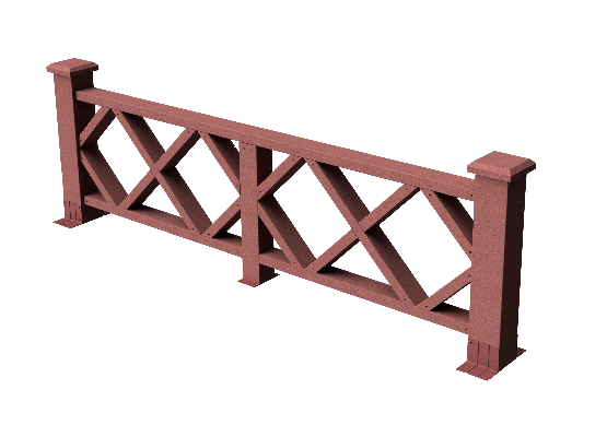 Декоративное ограждение из ДПК GRINDERDECO Миллениум Мербау купить в Омске