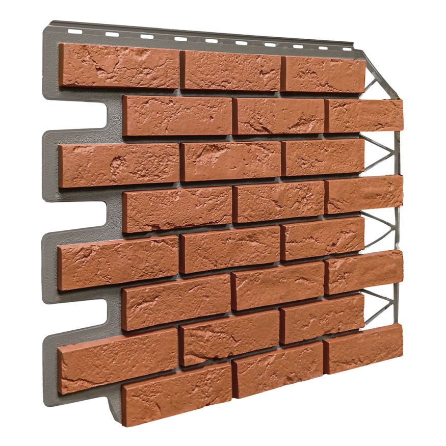 Фасадная панель FineBer, Баварский кирпич, Терракота купить в Омске