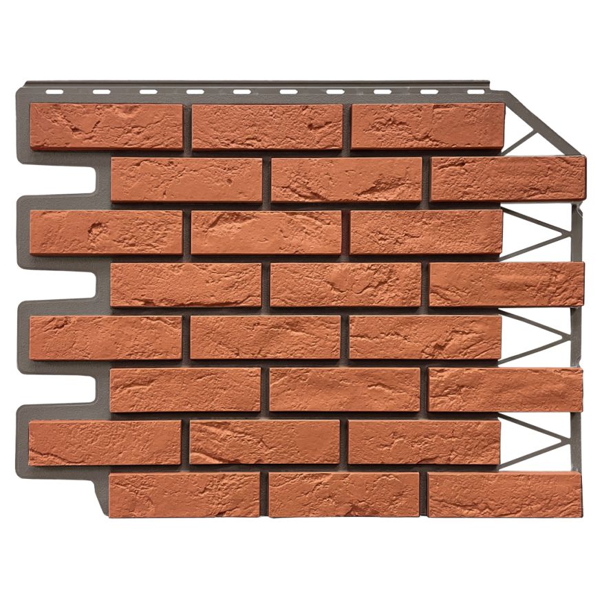 Фасадная панель FineBer, Баварский кирпич, Терракота купить в Омске