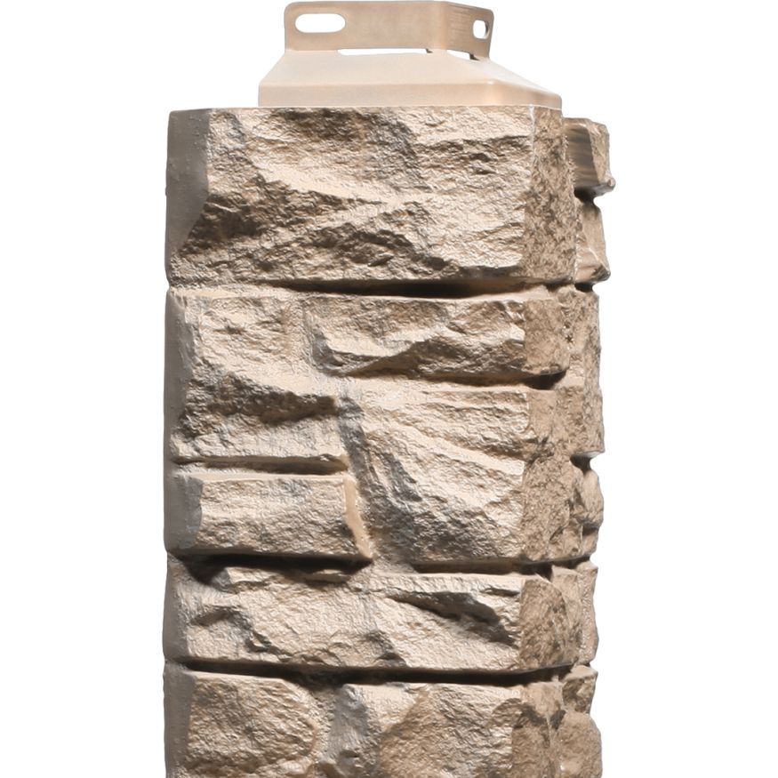 Наружный угол FineBer Скала, Песочный купить в Омске