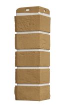 Угол наружный Grand Line, Состаренный кирпич Design Plus, Солома (Белый шов)