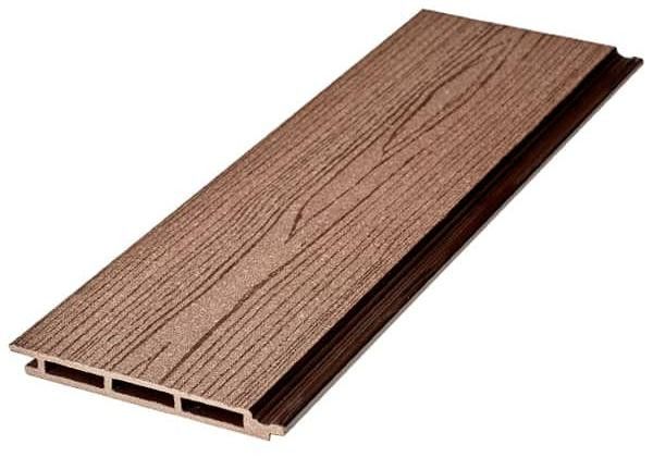 Сайдинг из ДПК Dortmax Folk Коричневый купить в Омске